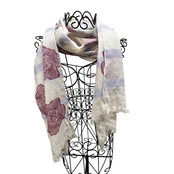 Ann Taylor Loft Floral Scarf NWT - Picture 4 of 5